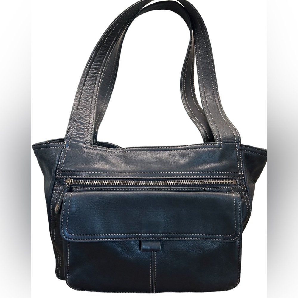 Vintage Leather Fossil Shoulder Bag